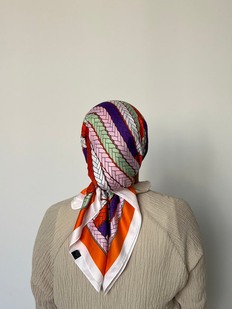 Solid Color Twist Simple Knit Hat & Scarf Sets main image 0
