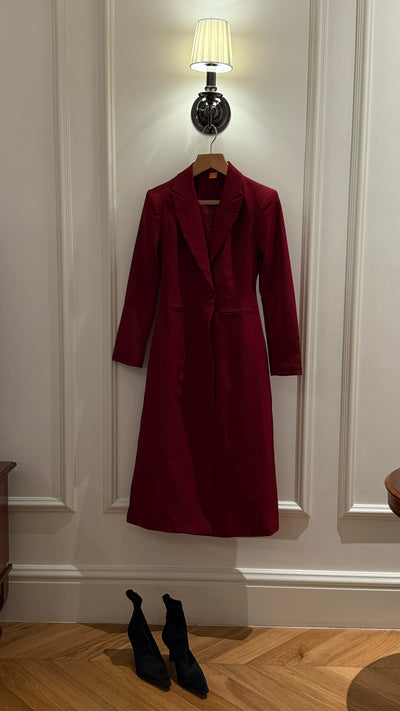 Zahwa suit maron