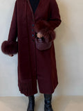 Maroon Luxe Coat