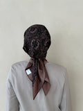 Brown boho scarf