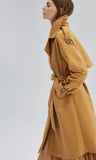 Camel trench coat