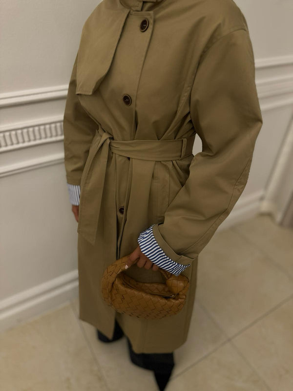 Beited Trench Coat