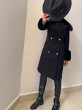 Classic black pearl coat