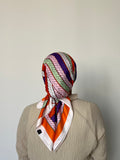 color twist scarf