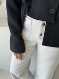 Woolen light gray pant